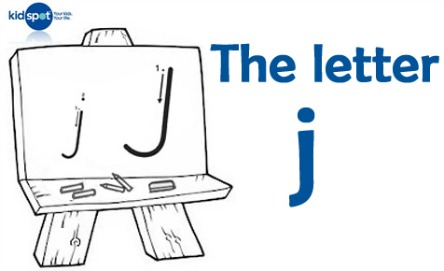How to write: The letter j